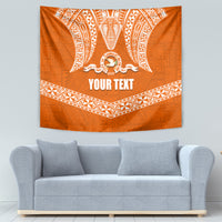 Tonga Tailulu College Tapestry Traditional Ngatu and Polynesian Pattern LT03 - Polynesian Pride