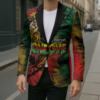 Aotearoa One Love Blazer Reggae Lion with Kakahu Huruhuru LT03 - Polynesian Pride