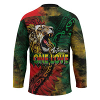Aotearoa One Love Hockey Jersey Reggae Lion with Kakahu Huruhuru LT03 - Polynesian Pride