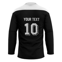 Custom Aotearoa Rugby Hockey Jersey Fern Blacks-Traditional Maori Motifs Design LT03 - Polynesian Pride