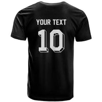 Custom Aotearoa Rugby T Shirt Fern Blacks-Traditional Maori Motifs Design LT03 - Polynesian Pride
