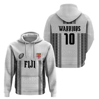 Fiji Rugby Warriors Zip Hoodie Masi Tribal Pattern Go Champion 2024