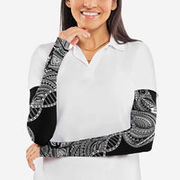 Samoan DNA Art Tattoo Arm Sleeves Polynesian Pattern Black Color LT03 - Polynesian Pride