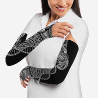 Samoan DNA Art Tattoo Arm Sleeves Polynesian Pattern Black Color LT03 - Polynesian Pride