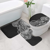 Samoan DNA Art Tattoo Bathroom Set Polynesian Pattern Black Color LT03 - Polynesian Pride