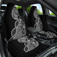 Samoan DNA Art Tattoo Car Seat Cover Polynesian Pattern Black Color LT03 One Size Black - Polynesian Pride