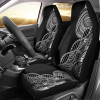 Samoan DNA Art Tattoo Car Seat Cover Polynesian Pattern Black Color LT03 - Polynesian Pride