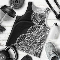 Samoan DNA Art Tattoo Men Tank Top Polynesian Pattern Black Color LT03 - Polynesian Pride