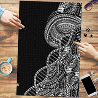 Samoan DNA Art Tattoo Puzzle Polynesian Pattern Black Color LT03 Black - Polynesian Pride