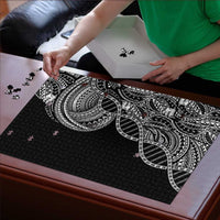 Samoan DNA Art Tattoo Puzzle Polynesian Pattern Black Color LT03 - Polynesian Pride