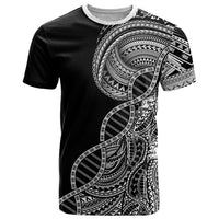 Samoan DNA Art Tattoo T Shirt Polynesian Pattern Black Color LT03 Black - Polynesian Pride