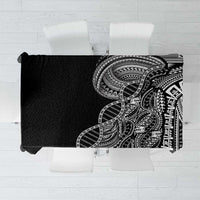 Samoan DNA Art Tattoo Tablecloth Polynesian Pattern Black Color LT03 Black - Polynesian Pride