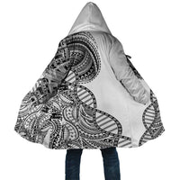 Samoan DNA Art Tattoo Cloak Polynesian Pattern White Color LT03 Unisex White - Polynesian Pride