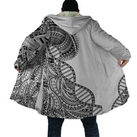 Samoan DNA Art Tattoo Cloak Polynesian Pattern White Color LT03 - Polynesian Pride