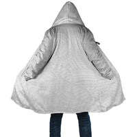Samoan DNA Art Tattoo Cloak Polynesian Pattern All White LT03 Unisex White - Polynesian Pride
