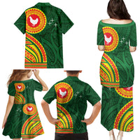 Manu'a Cession Day Family Matching Puletasi and Hawaiian Shirt Polynesian Pattern LT03 - Polynesian Pride