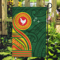Manu'a Cession Day Garden Flag Polynesian Pattern LT03 Garden Flag Green - Polynesian Pride