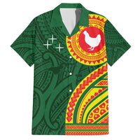 Manu'a Cession Day Hawaiian Shirt Polynesian Pattern LT03 Green - Polynesian Pride