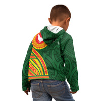 Manu'a Cession Day Kid Hoodie Polynesian Pattern