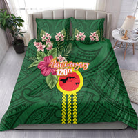 Manu'a Cession Day 120th Anniversary Bedding Set Polynesian Pattern and Hibiscus Flower LT03 - Polynesian Pride