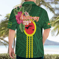 Manu'a Cession Day 120th Anniversary Hawaiian Shirt Polynesian Pattern and Hibiscus Flower LT03 - Polynesian Pride