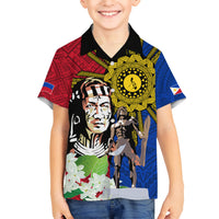 Philippines Lapu-Lapu Hawaiian Shirt Filipino Sun Tattoo With Yakan Pattern LT03 - Polynesian Pride