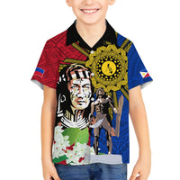 Philippines Lapu-Lapu Hawaiian Shirt Filipino Sun Tattoo With Yakan Pattern LT03 - Polynesian Pride