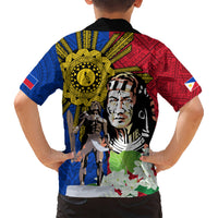Philippines Lapu-Lapu Hawaiian Shirt Filipino Sun Tattoo With Yakan Pattern LT03 - Polynesian Pride