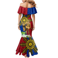 Philippines Lapu Lapu King Jasmine Flowers Mermaid Dress Filipino Sun Tattoo LT03 - Polynesian Pride