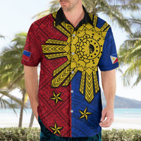 Philippines Sun Batok Tattoo Hawaiian Shirt Polynesian and Yakan Pattern LT03 - Polynesian Pride