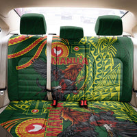 Proud of Manu'a Islands Back Car Seat Cover Rooster and Polynesian Art Wing Style