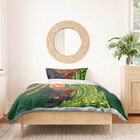 Proud of Manu'a Islands Bedding Set Rooster and Polynesian Art Wing Style LT03 - Polynesian Pride