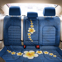 Polynesian Hibiscus and Plumeria with Tapa Pattern Back Car Seat Cover Blue Color LT03 - Polynesian Pride