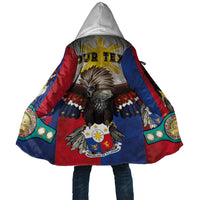 Custom Philippines World Champion Boxing Cloak Eagle-Grunge Design - Polynesian Pride