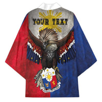 Custom Philippines World Champion Boxing Kimono Eagle-Grunge Design - Polynesian Pride