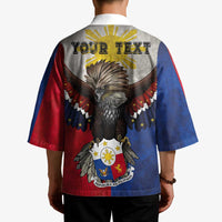 Custom Philippines World Champion Boxing Kimono Eagle-Grunge Design - Polynesian Pride