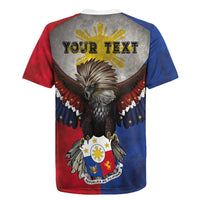 Custom Philippines World Champion Boxing Rugby Jersey Eagle-Grunge Design LT03 - Polynesian Pride