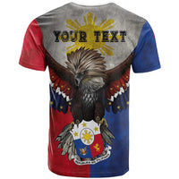Custom Philippines World Champion Boxing T Shirt Eagle-Grunge Design LT03 - Polynesian Pride