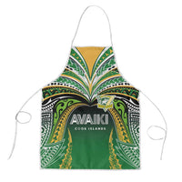 Cook Islands Rugby League Apron Avaiki Tatau Tribal Motifs Black Color - Polynesian Pride