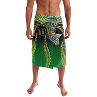 Custom Cook Islands Rugby League Lavalava Avaiki Tatau Tribal Motifs Black Color - Polynesian Pride