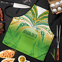 Cook Islands Rugby League Apron Avaiki Tatau Tribal Motifs White Color - Polynesian Pride
