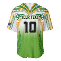 Custom Cook Islands Rugby League Baseball Jersey Avaiki Tatau Tribal Motifs White Color LT03 - Polynesian Pride
