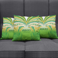 Cook Islands Rugby League Pillow Cover Avaiki Tatau Tribal Motifs White Color - Polynesian Pride