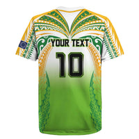 Custom Cook Islands Rugby League Rugby Jersey Avaiki Tatau Tribal Motifs White Color - Polynesian Pride