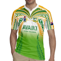 Custom Cook Islands Rugby League Rugby Jersey Avaiki Tatau Tribal Motifs White Color - Polynesian Pride