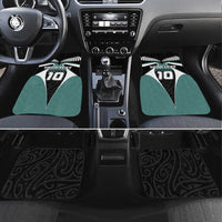 Custom New Zealand Bicycle 2025 Car Mats LT03 Set 4pcs Black-Teal - Polynesian Pride
