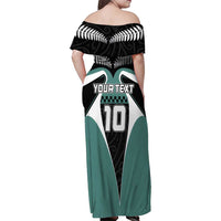 Custom New Zealand Bicycle 2025 Family Matching Off Shoulder Maxi Dress and Hawaiian Shirt