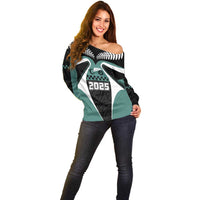 Custom New Zealand Bicycle 2025 Off Shoulder Sweater