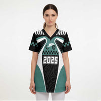 Custom New Zealand Bicycle 2025 Scrub Top LT03 - Polynesian Pride