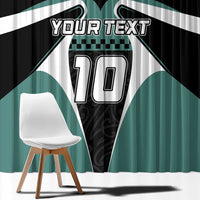 Custom New Zealand Bicycle 2025 Window Curtain LT03 - Polynesian Pride